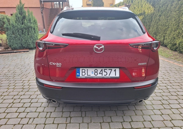 Mazda CX-30 cena 119000 przebieg: 8600, rok produkcji 2023 z Łomża małe 121